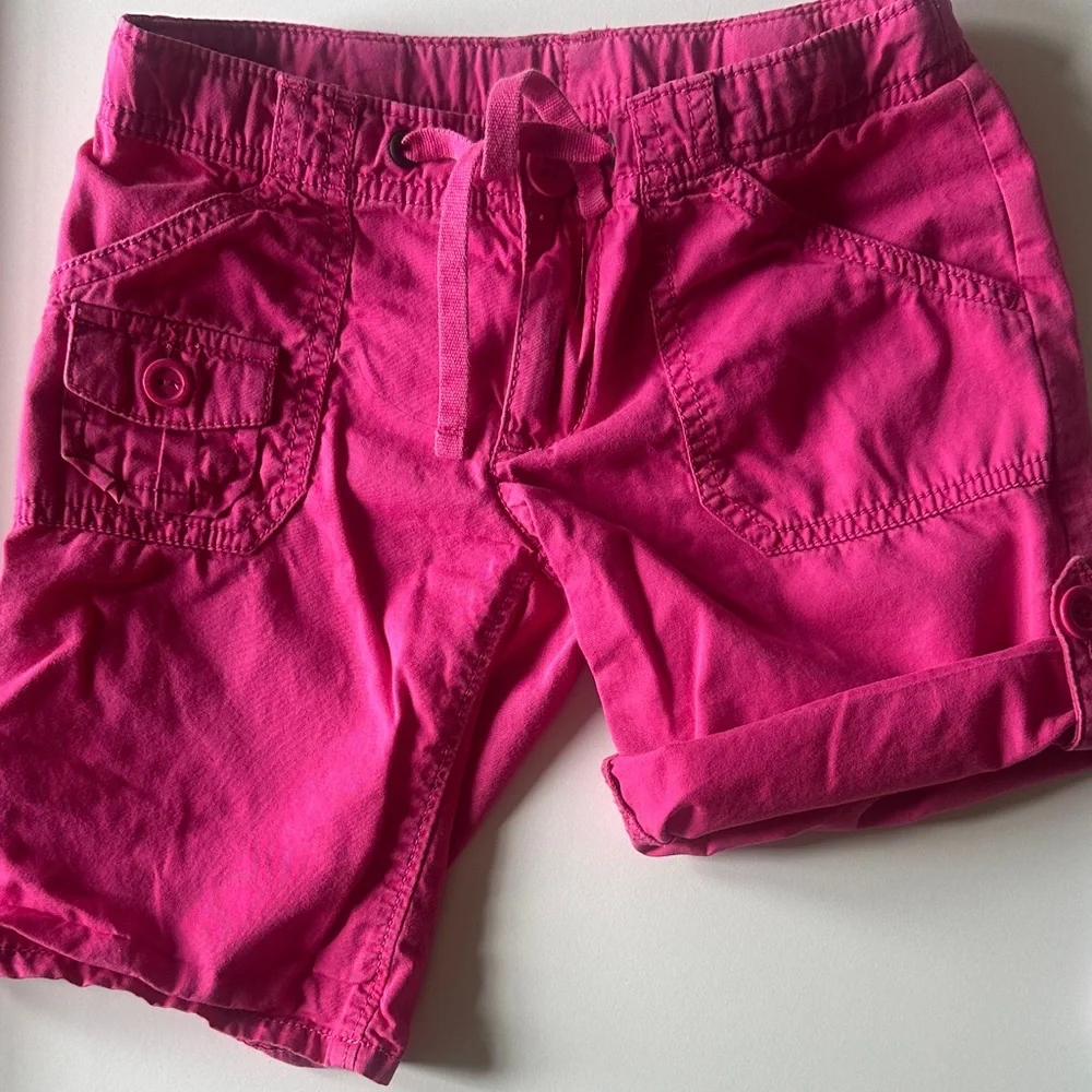Bundle - GAP Kids Shorts Trio - Pink, Green Plaid, Tan